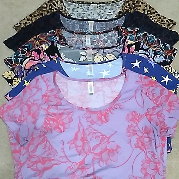 LuLaRoe Tops - Lot of 6 LuLaRoe classic tees
